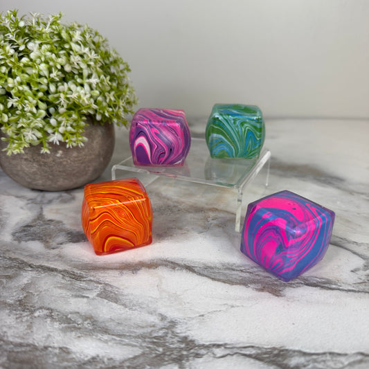Squishy Toy - Ice Ice Marble Cube-on hand