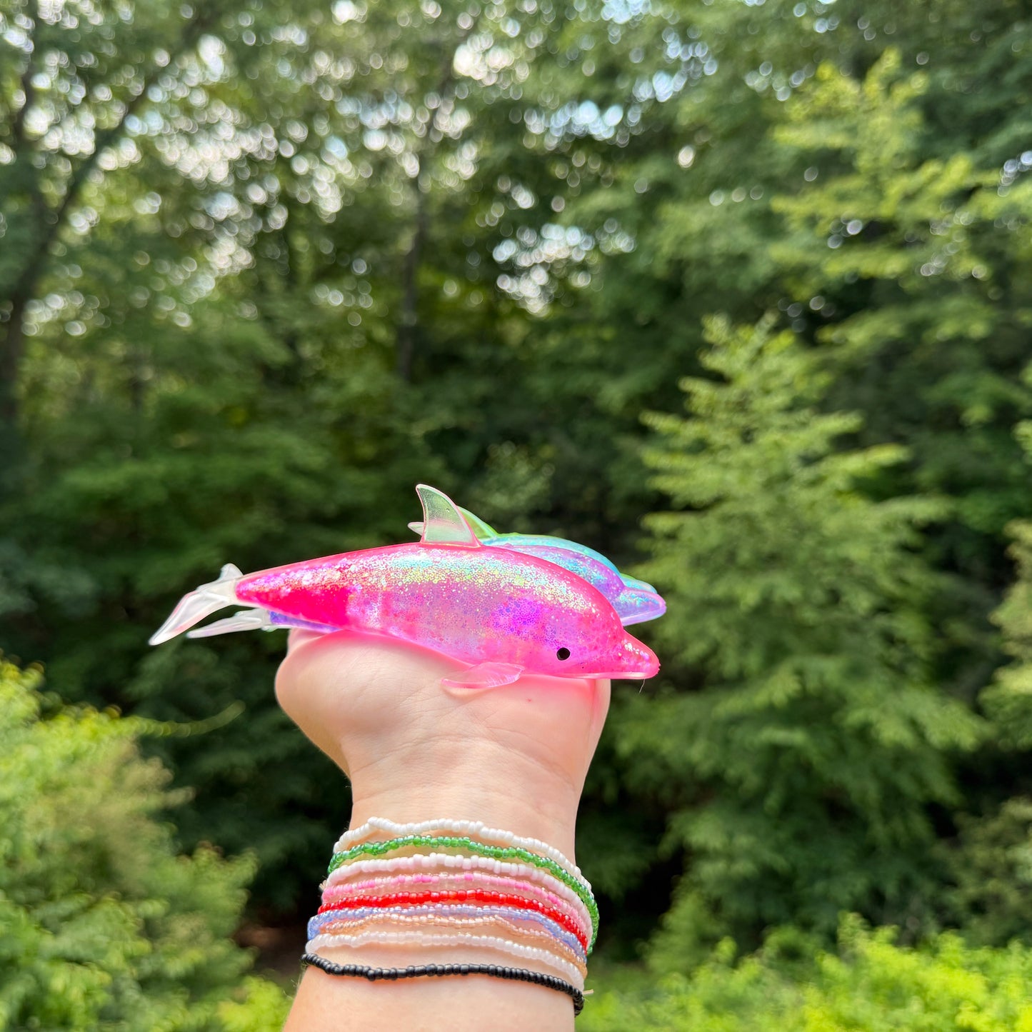 Squishy Toy - Glitter Dolphin - PREORDER