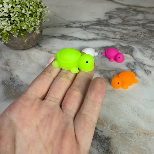 Squishy Toy - Mini Turtle-on hand