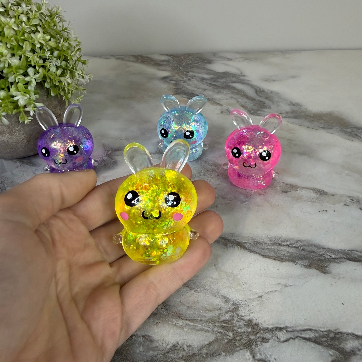 Squishy Toy - Baby Rabbit Bunny-on hand