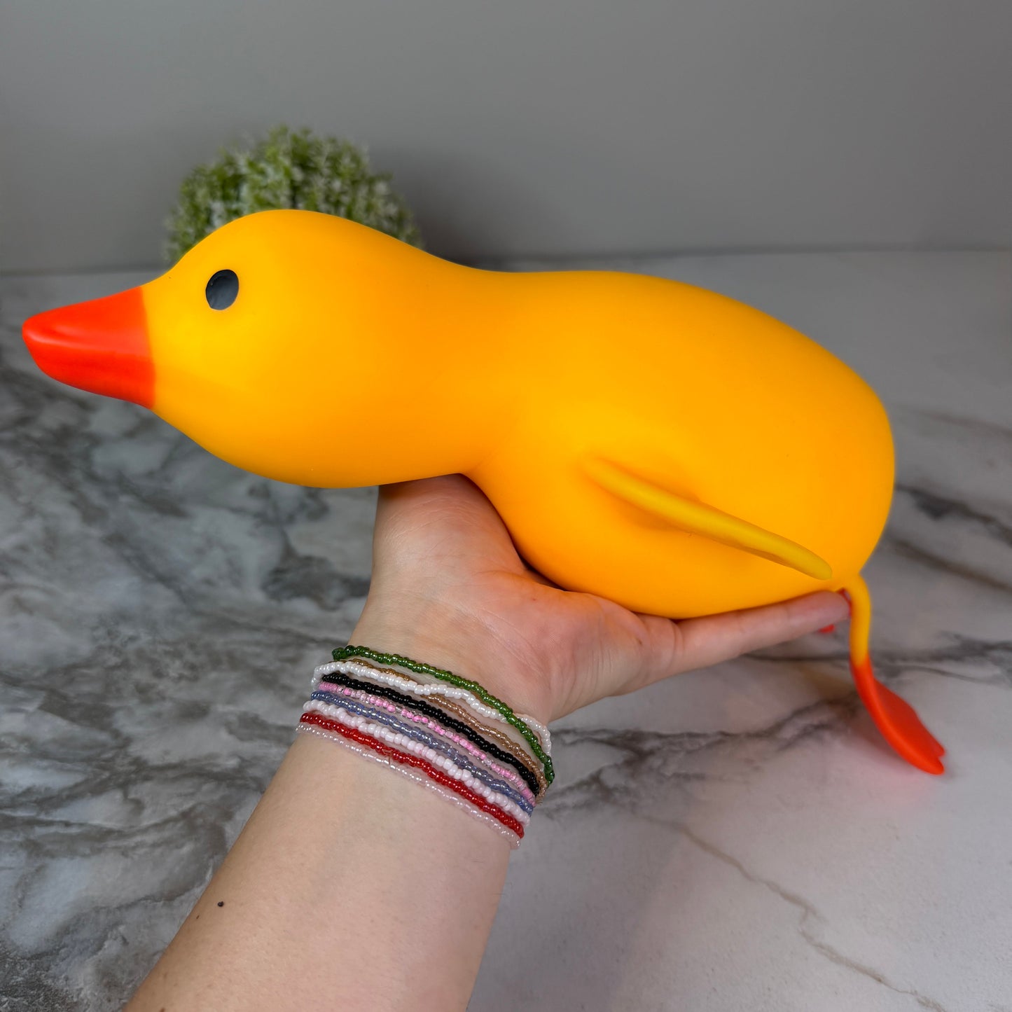 Squishy Toy - Laying Down Duck, Jumbo - PREORDER