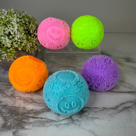 Squishy Toy - Fuzzy Dough Ball-on hand