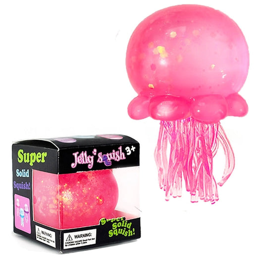 Squishy Toys - Jellyfish glitter-on hand