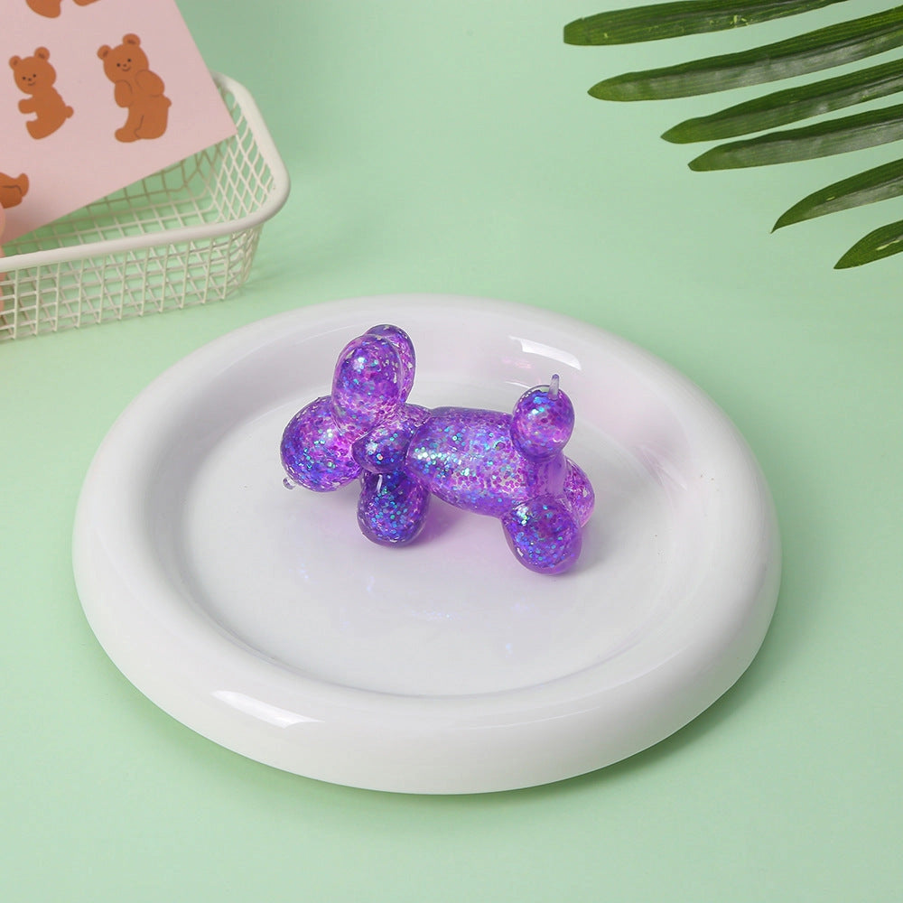 Squishy Toy - Balloon Animal Glitter-on hand
