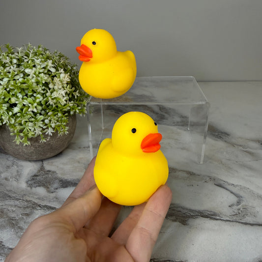 Squishy Toy - Rubber Duck-on hand