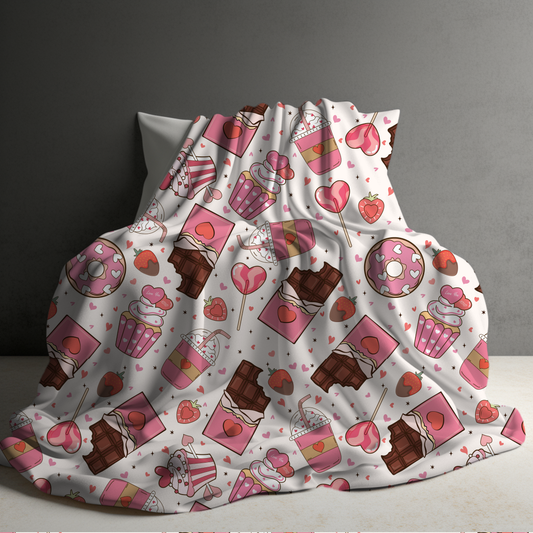Blanket - Chocolate & Cupcakes