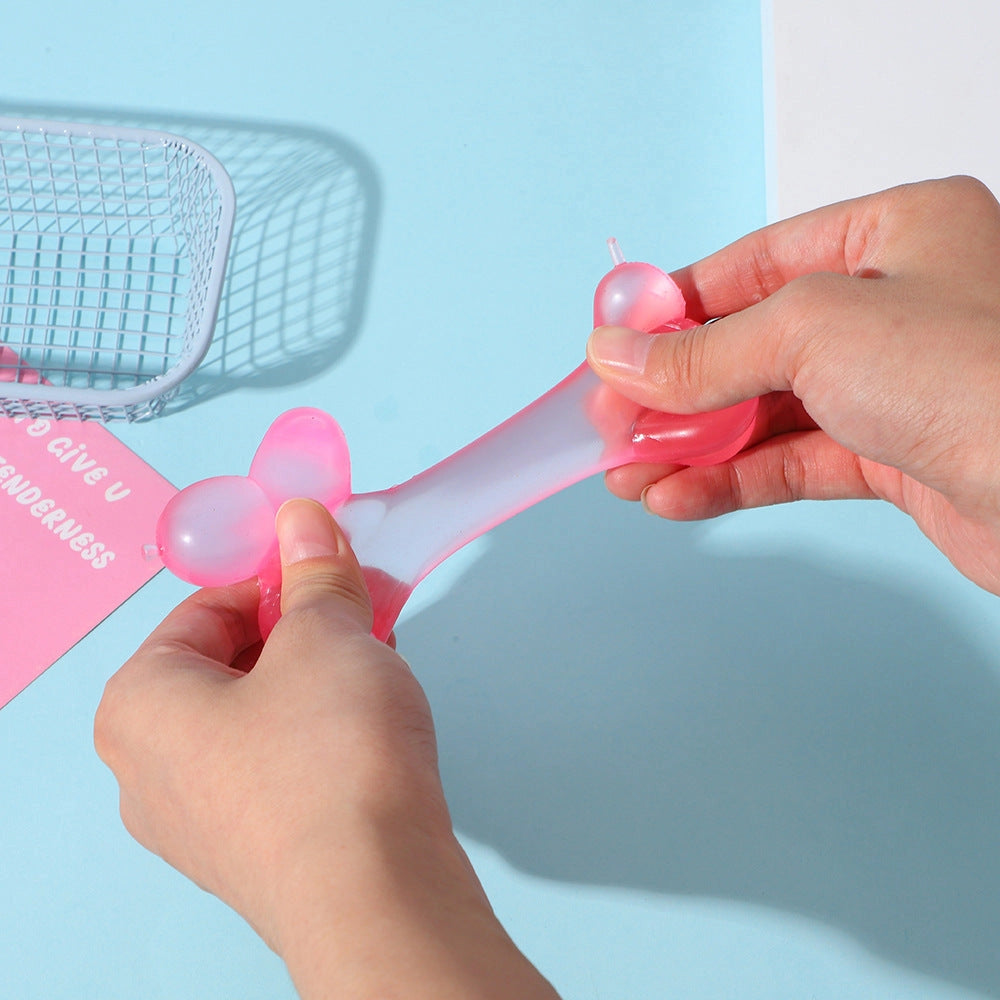 Squishy Toy - Balloon Animal Glitter-on hand