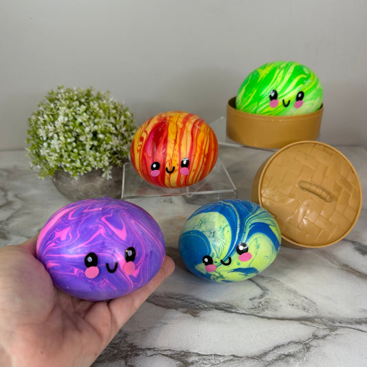Squishy Toy - Viral Dumpling, Marble - PREORDER