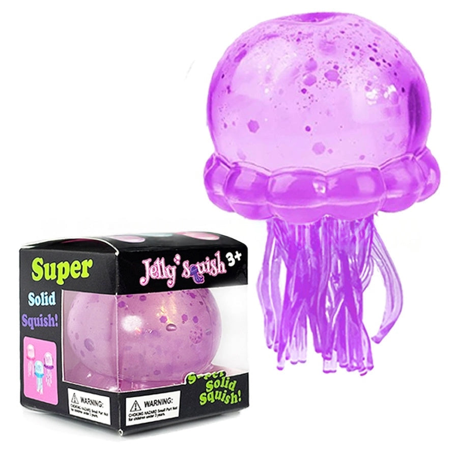 Squishy Toys - Jellyfish glitter-on hand