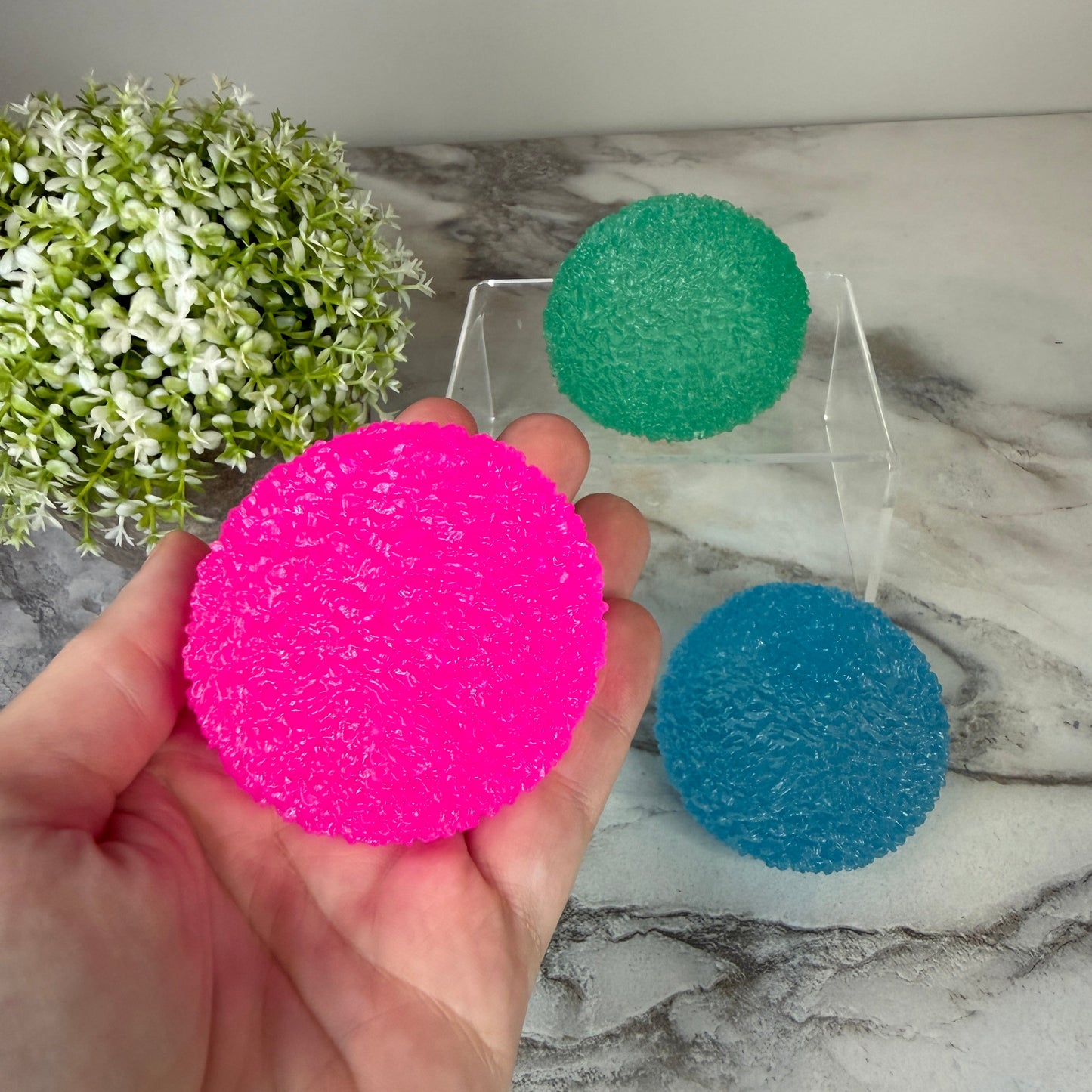 Squishy Toy - Bumpy Ball-on hand