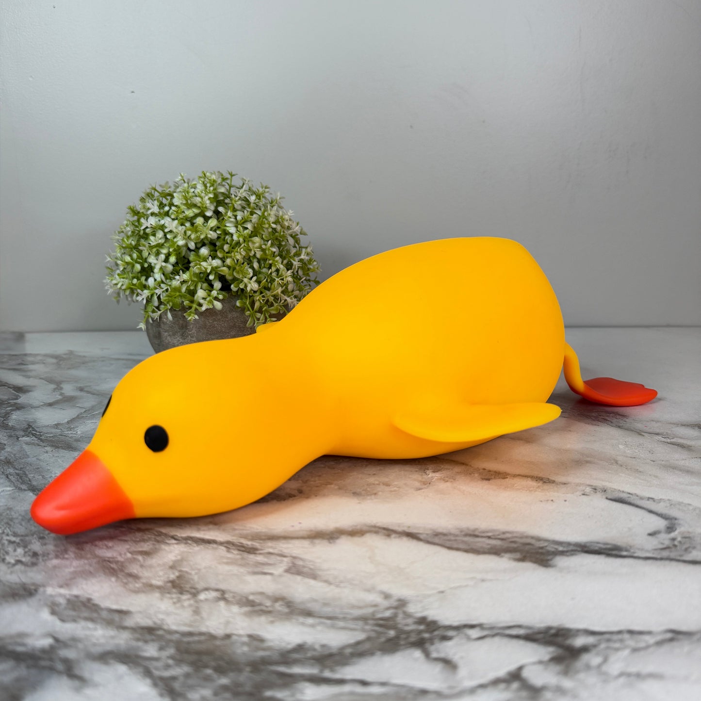 Squishy Toy - Laying Down Duck, Jumbo - PREORDER