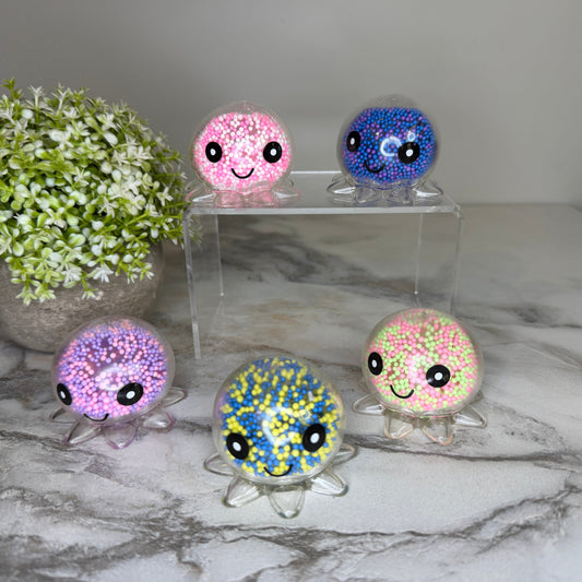 Squishy Toy - Octopus Bead-on hand
