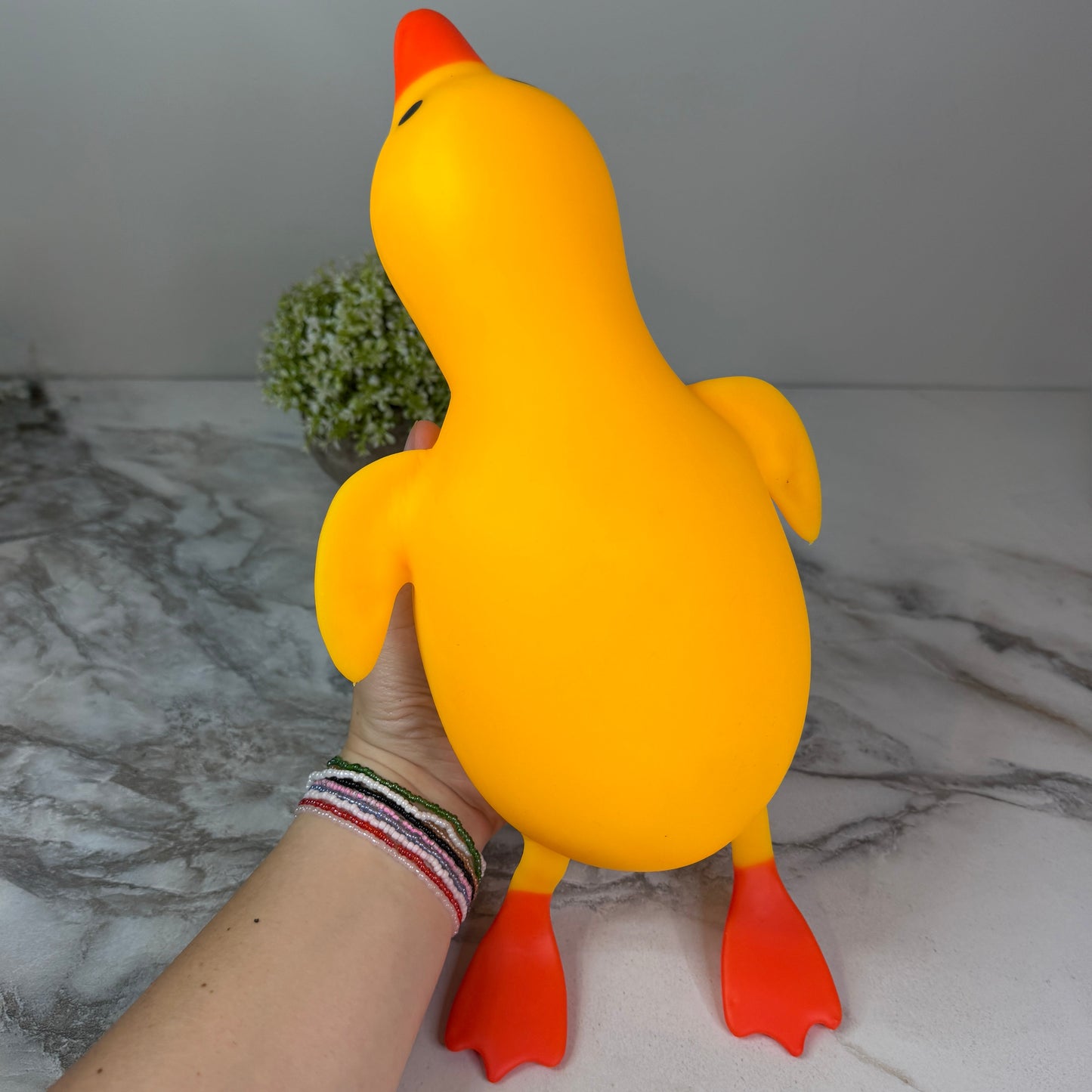 Squishy Toy - Laying Down Duck, Jumbo - PREORDER