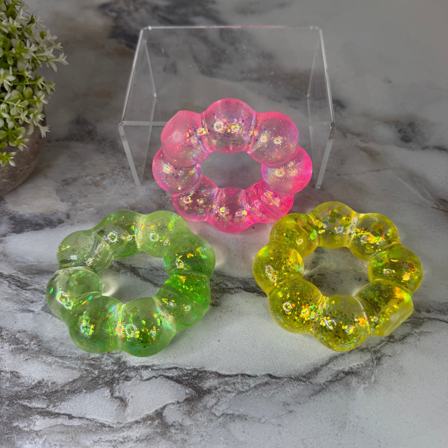 Squishy Toy - Glitter Bracelet-on hand