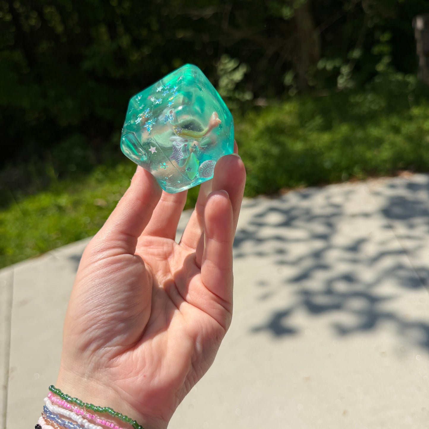 Ice Cube Squishy Toy - Under The Sea-on hand