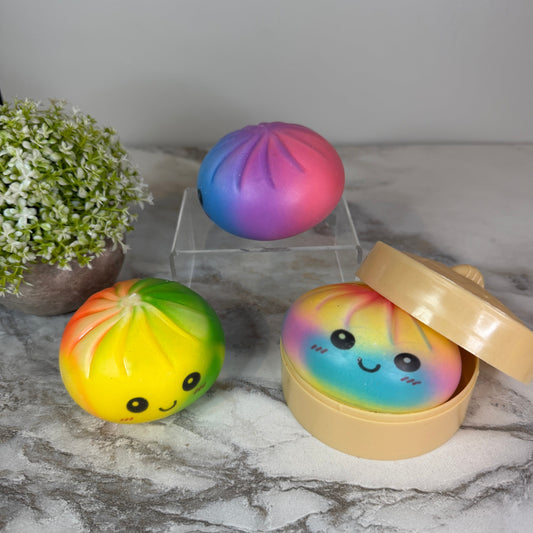 Squishy Toy - Viral Dumpling, Ombré-on hand