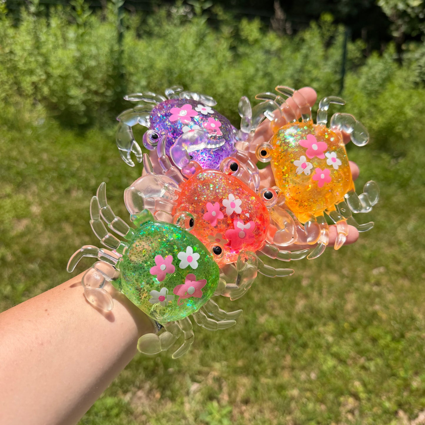 Squishy Toy - Glitter Crab - PREORDER