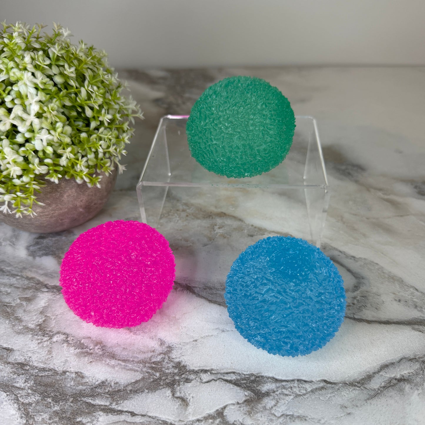 Squishy Toy - Bumpy Ball-on hand