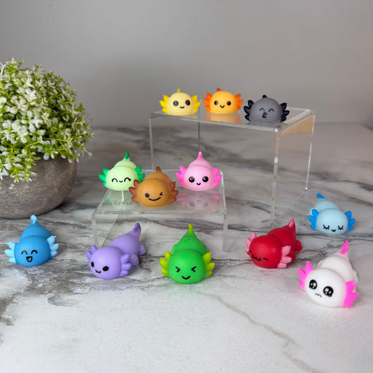 Squishy Toy - Mini Axolotl-on hand