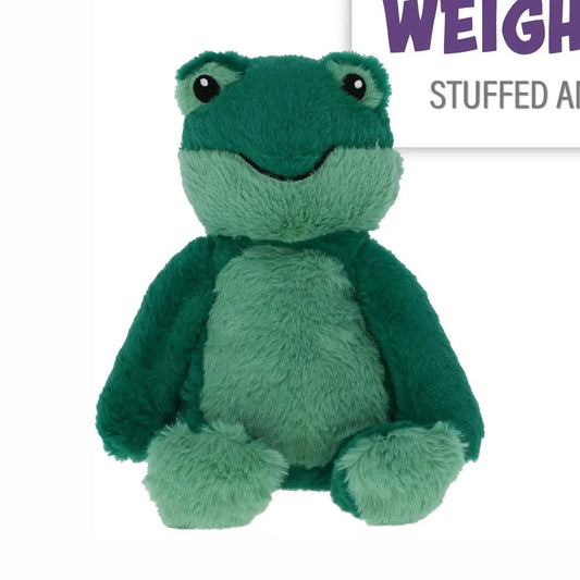 Warmies - Frog, weighted-on hand
