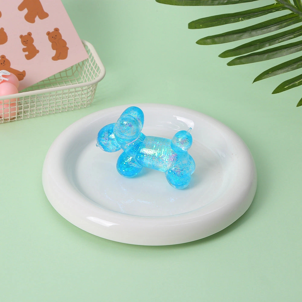 Squishy Toy - Balloon Animal Glitter-on hand